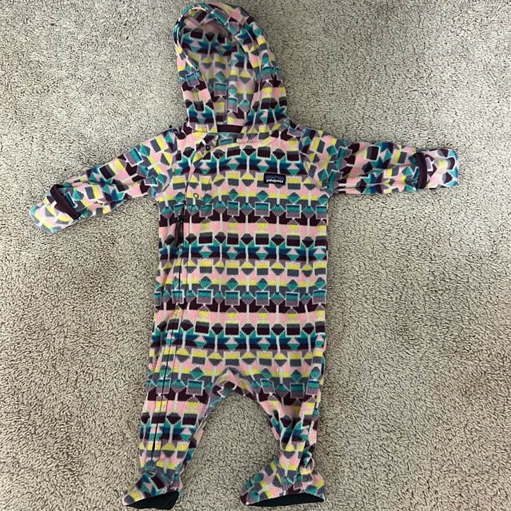 Patagonia baby fleece bunting